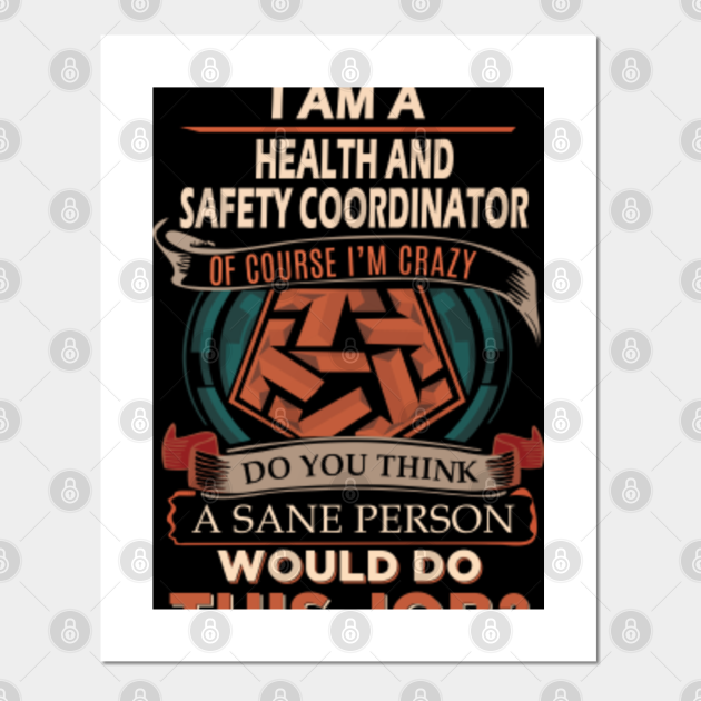 Health And Safety Coordinator T Shirt Custom Graphic Sane Person 2